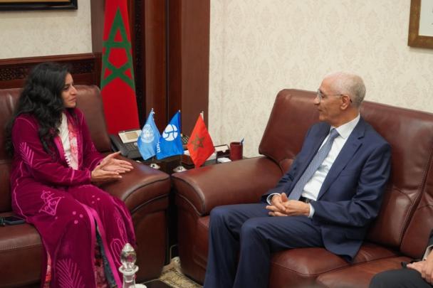 رئيس مجلس النواب يجري مباحثات مع الأمينة العامة لمنظمة الأمم المتحدة للسياحة