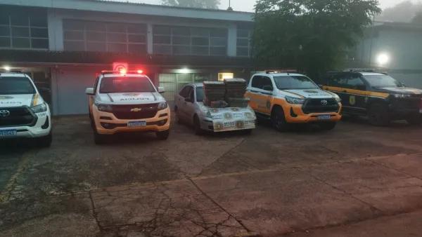Motorista é preso com 168 kg de maconha&nbsp; na BR -158 em&nbsp; Cruz Alta