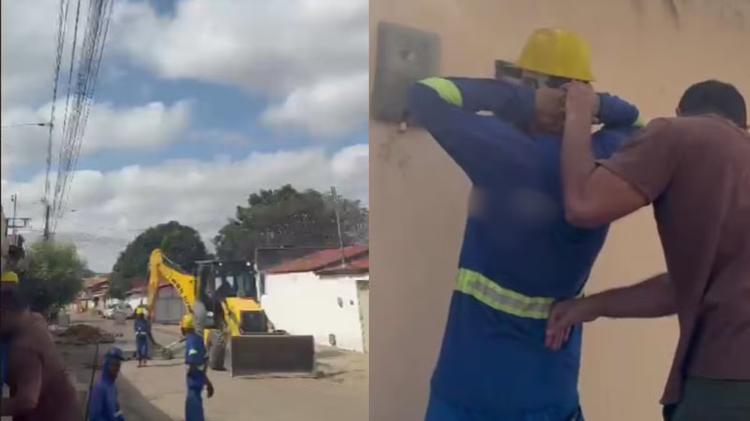 Suspeito de roubo é detido enquanto trabalhava em obra na Zona Norte de Teresina; mais cinco são conduzidos