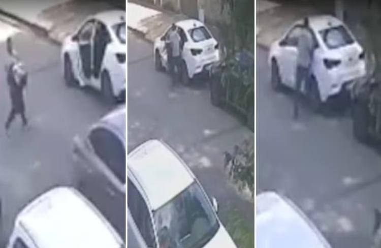 Homem é preso após espancar ex-mulher e carregá-la desacordada; veja vídeo
