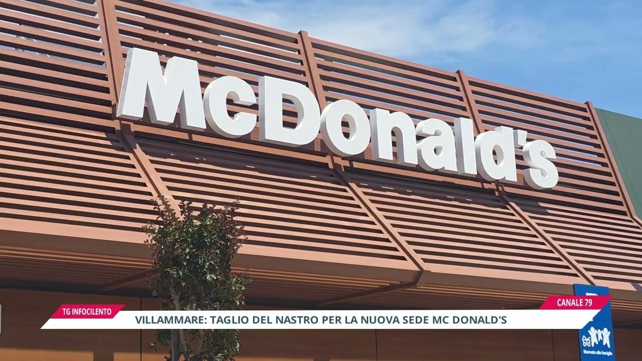 Villammare: inaugurata la nuova sede McDonald’s, 40 le nuove assunzioni nel Golfo di Policastro