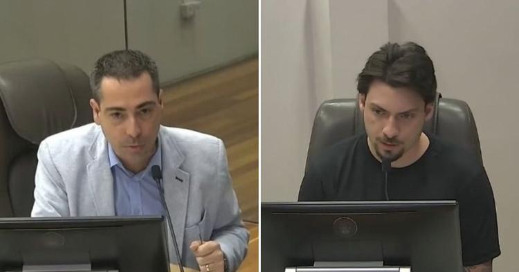 “Vão criar vergonha na cara”: clima esquenta entre Achutti e Jair Renan na Câmara de Vereadores de Balneário Camboriú