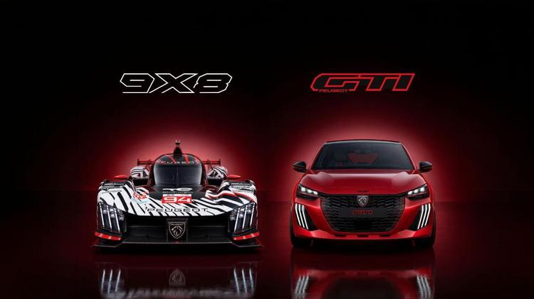 WEC › Peugeot 9X8 estrena decoración GTi inspirada en el E-208 GTi para 2026