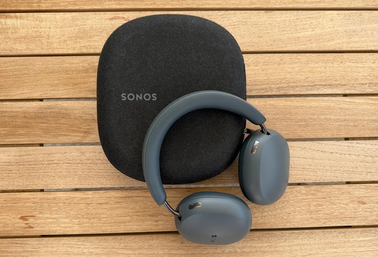 Sonos Ace Ultra headphones with carrying case