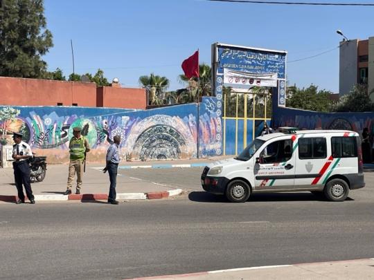 استنفار أمني واسع بابن جرير لتأمين امتحانات الأولى بكالوريا ومحيط مراكز الإجراء + صور