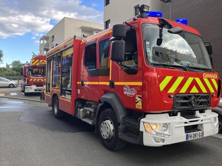 Une intervention des sapeurs-pompiers de Montpellier 