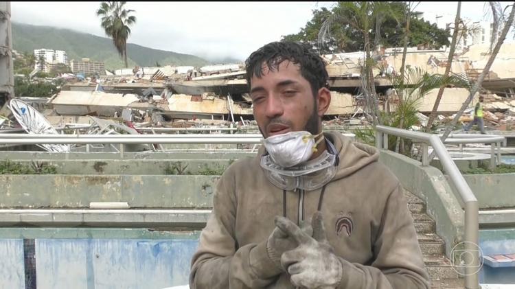 'Se não conseguir salvar os meus, vou salvar quem eu puder', diz venezuelano que procura a família nos escombros dos terremotos