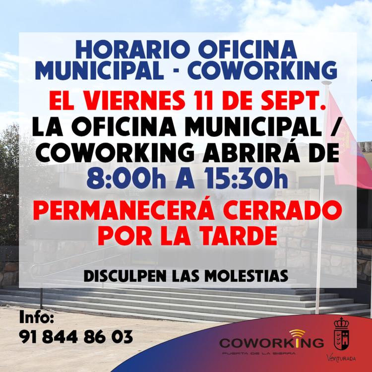 Horario Coworking