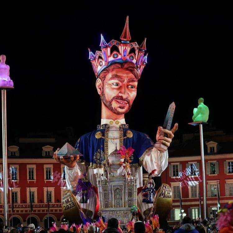 Carnaval de Nice : Luke Skywalker et Marylin Monroe sont Roi et Reine de l'édition 2024