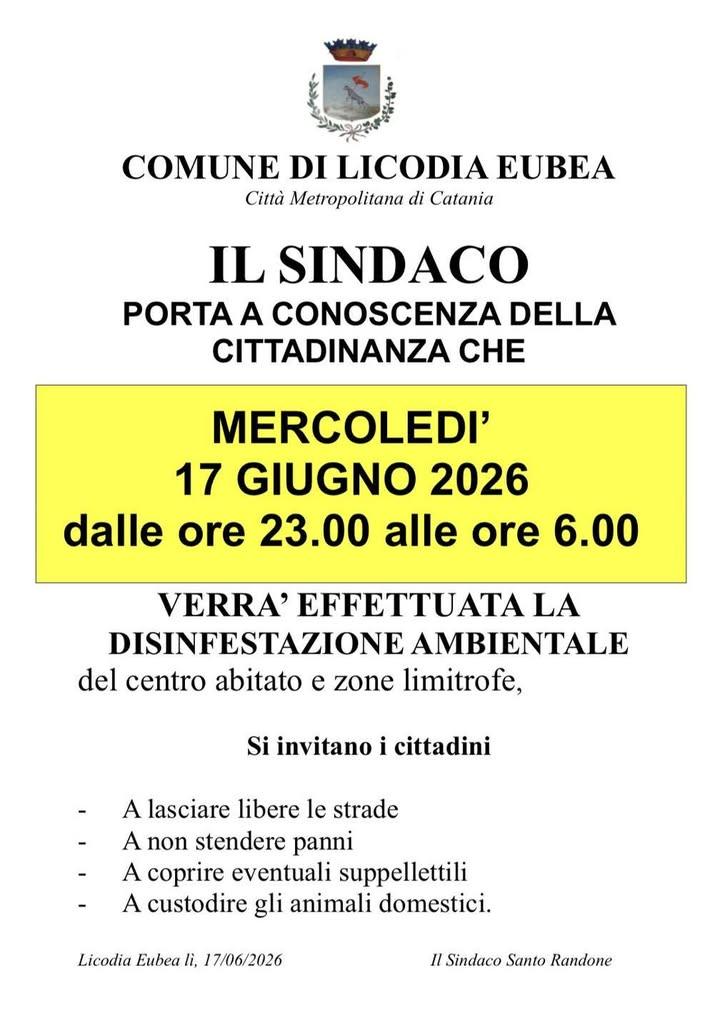 Comune di Licodia Eubea Posted