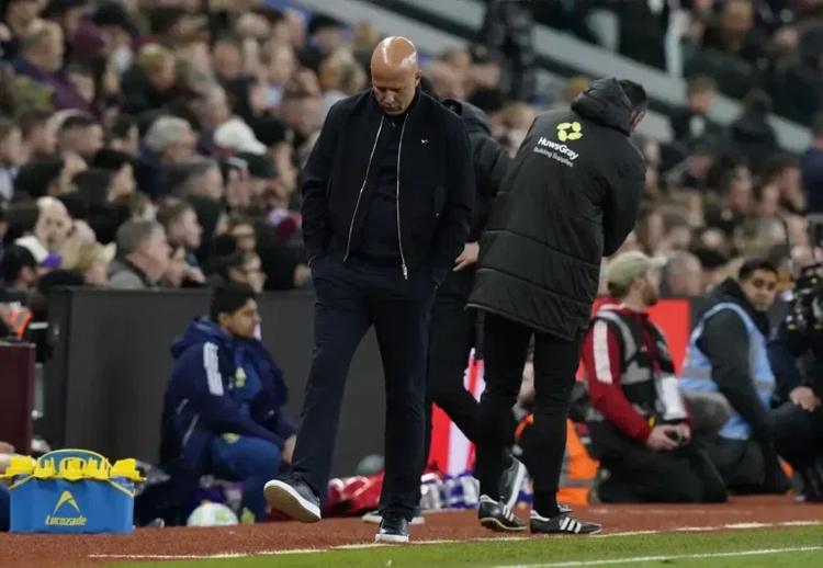Arne Slot Champions League nightmare as Villa defeat means Liverpool can finish below Brighton and Bournemouth