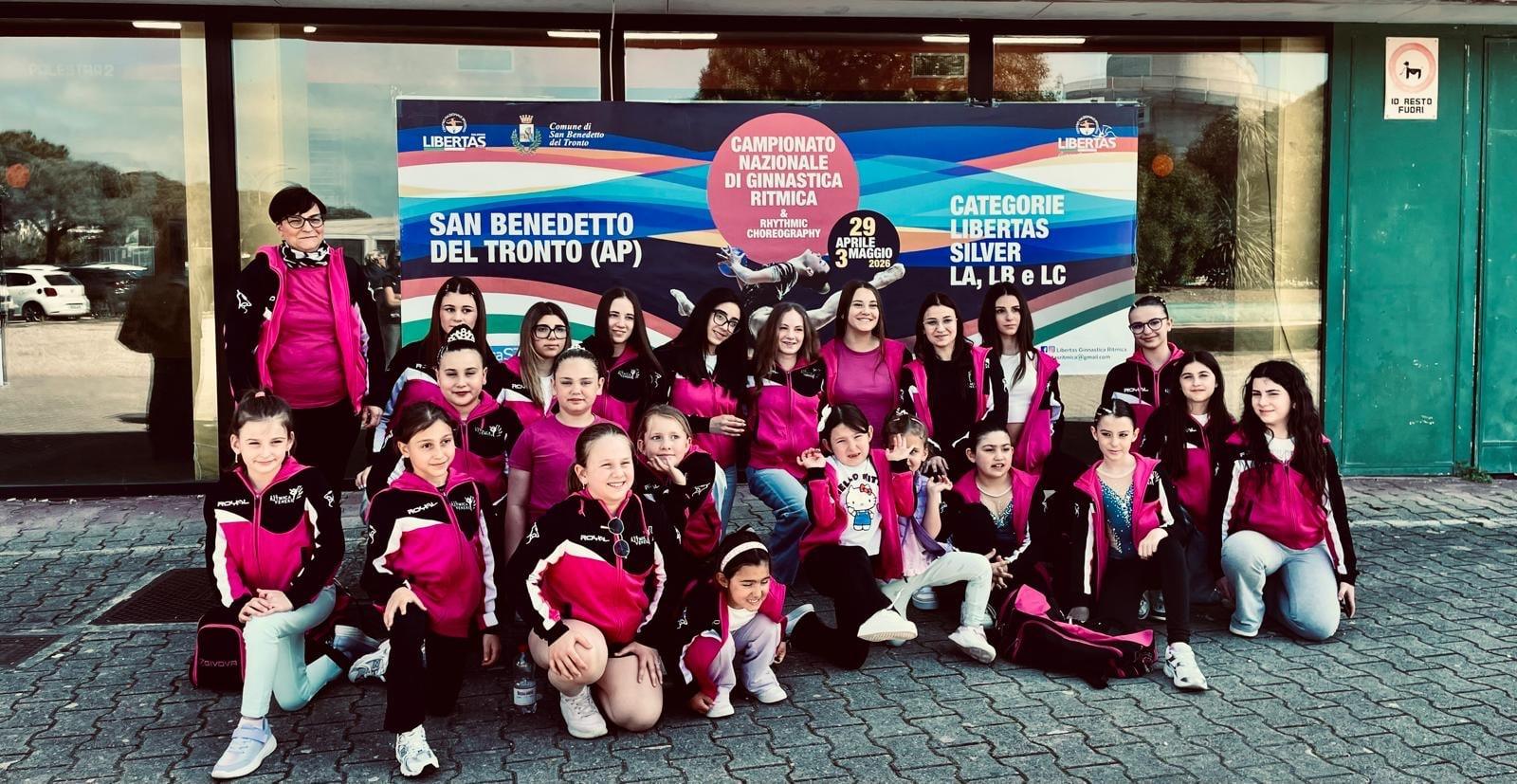 Asd Ritmica Venere trionfa al campionato nazionale Libertas: pioggia di medaglie a San Benedetto del Tronto