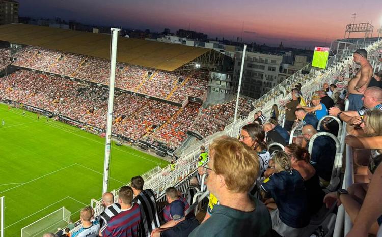 Mestalla Valencia v Newcastle United Pre Season Fans