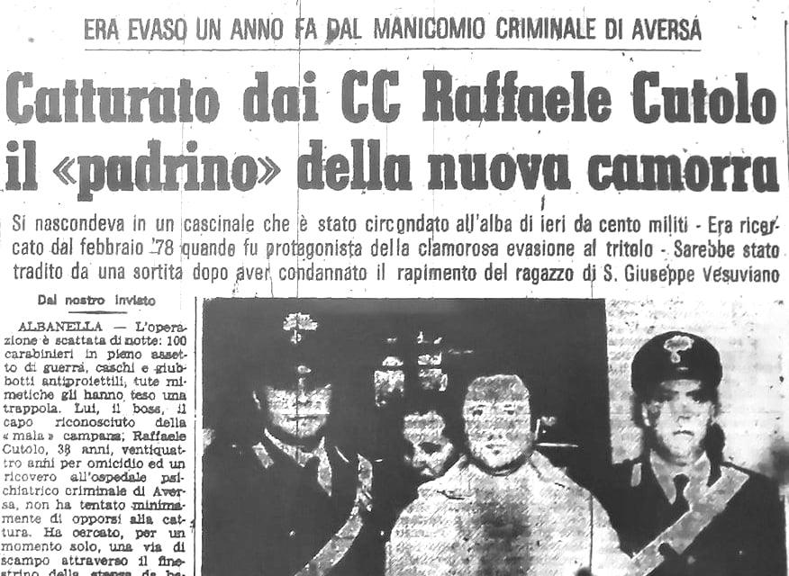 15 maggio 1979: il blitz ad Albanella che pose fine alla latitanza di Raffaele Cutolo