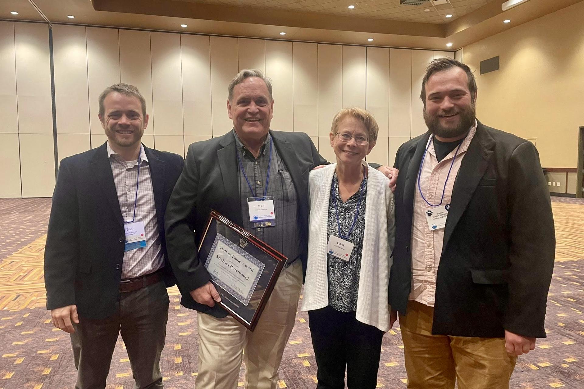 Former Schuylkill Valley Music Teacher, Mike Buterbaugh, inducted into the PMEA Hall of Fame
