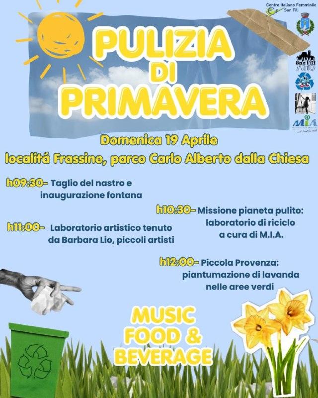 𝐆𝐢𝐨𝐫𝐧𝐚𝐭𝐚 𝐝𝐞𝐥𝐥𝐚 𝐓𝐞𝐫𝐫𝐚 - 𝐏𝐮𝐥𝐢̀𝐳𝐢𝐚 𝐝𝐢 𝐏𝐫𝐢𝐦𝐚𝐯𝐞𝐫𝐚: 𝐢𝐧𝐚𝐮𝐠𝐮𝐫𝐚𝐳𝐢𝐨𝐧𝐞 𝐒𝐨𝐫𝐠𝐞�...