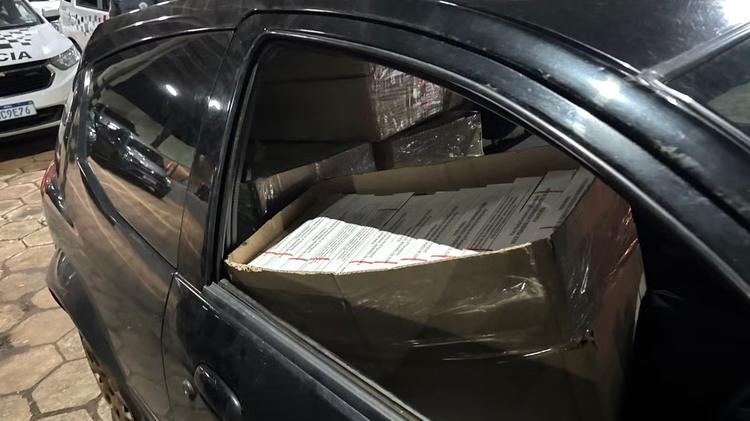 Trio é preso e 10 veículos carregados com mercadorias contrabandeadas são apreendidos em Jales