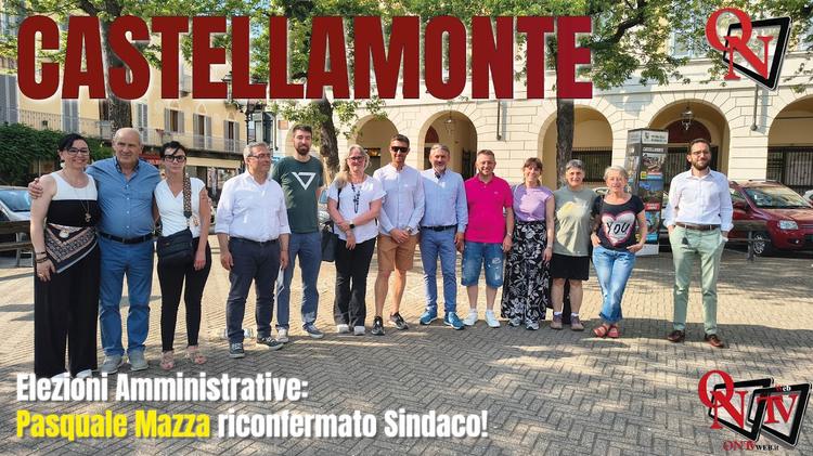 CASTELLAMONTE – Elezioni Amministrative: Pasquale Mazza riconfermato Sindaco! (FOTO E VIDEO)