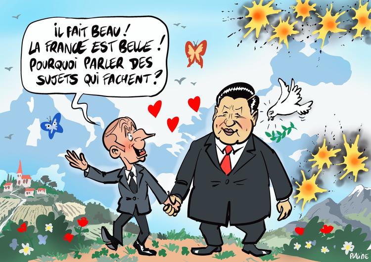 Emmanuel Macron se montre indulgent pour Pékin sur Taïwan
