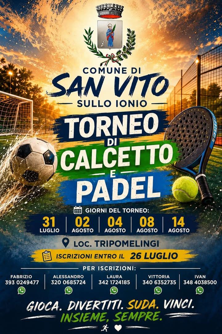 Sono ufficialmente aperte le iscrizioni!  Non perdere l’occasione di partecipare ai tornei di Calcetto e Padel. Raduna a...