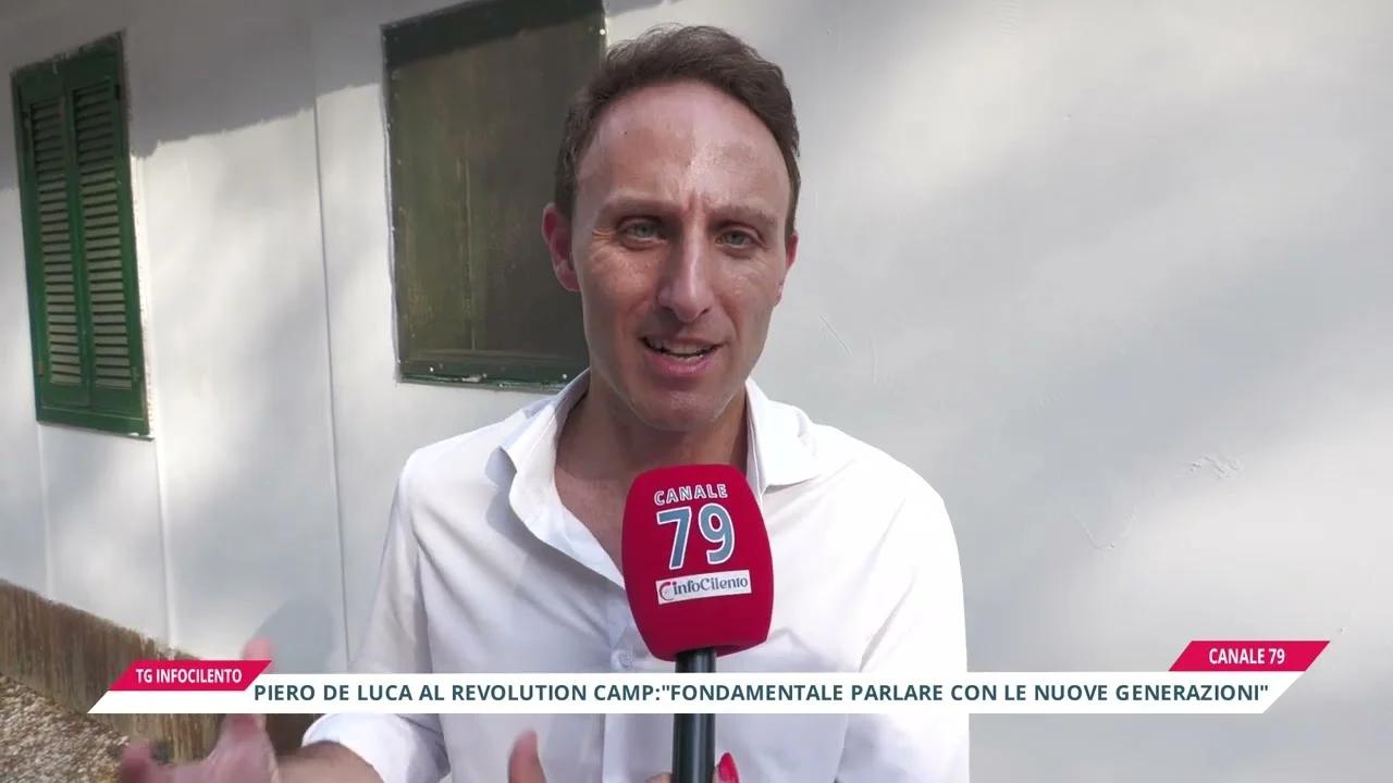 Piero De Luca al Revolution Camp: “Fondamentale parlare con le nuove generazioni”