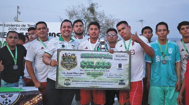 Piña Labra apoya al deporte local en Temixco