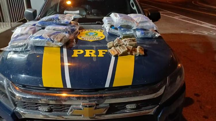 Homem é preso com mais de 32 kg de haxixe na BR-393, em Paraíba do Sul