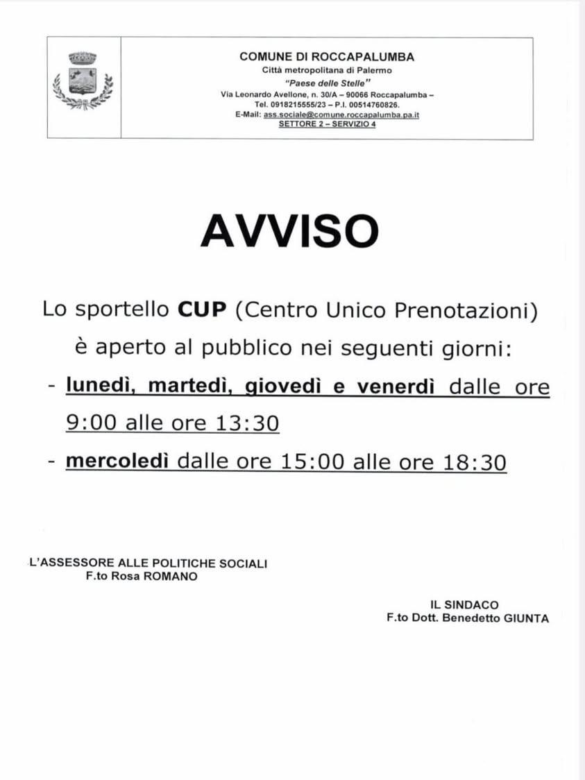 Comune di Roccapalumba Posted