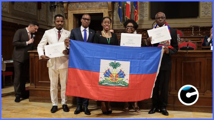 Quatre Haïtiens distingués à Rome au Peace Award Italy 2026