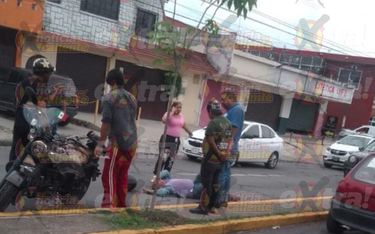 Cuautla: Atropellan brutalmente a motociclista y el conductor huye. ¿Lo atraparán?