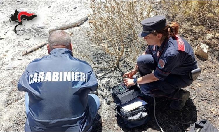 Ceglie: dà fuoco a sterpaglie e ulivi, pensionato arrestato