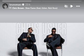 Bruno Mars vira alvo de críticas ao divulgar turnê de Chris Brown e Usher (Reprodução)