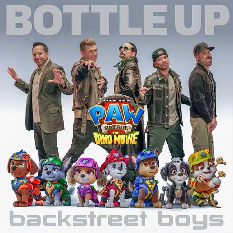 Backstreet Boys divulgam 'Bottle Up', música que integra a trilha sonora de 'Patrulha Canina: Uma Aventura Dino'