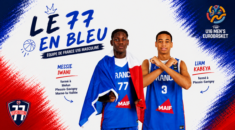 Messie Iwani et Liam Kabeya à l’Euro U16M