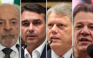 Eleições 2026: Flávio Bolsonaro supera Lula em 605 cidades de SP e Tarcísio vence Haddad em 639