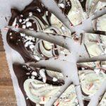 Peppermint Bark is the ultimate holiday food gift! get the recipe at barefeetinthekitchen.com