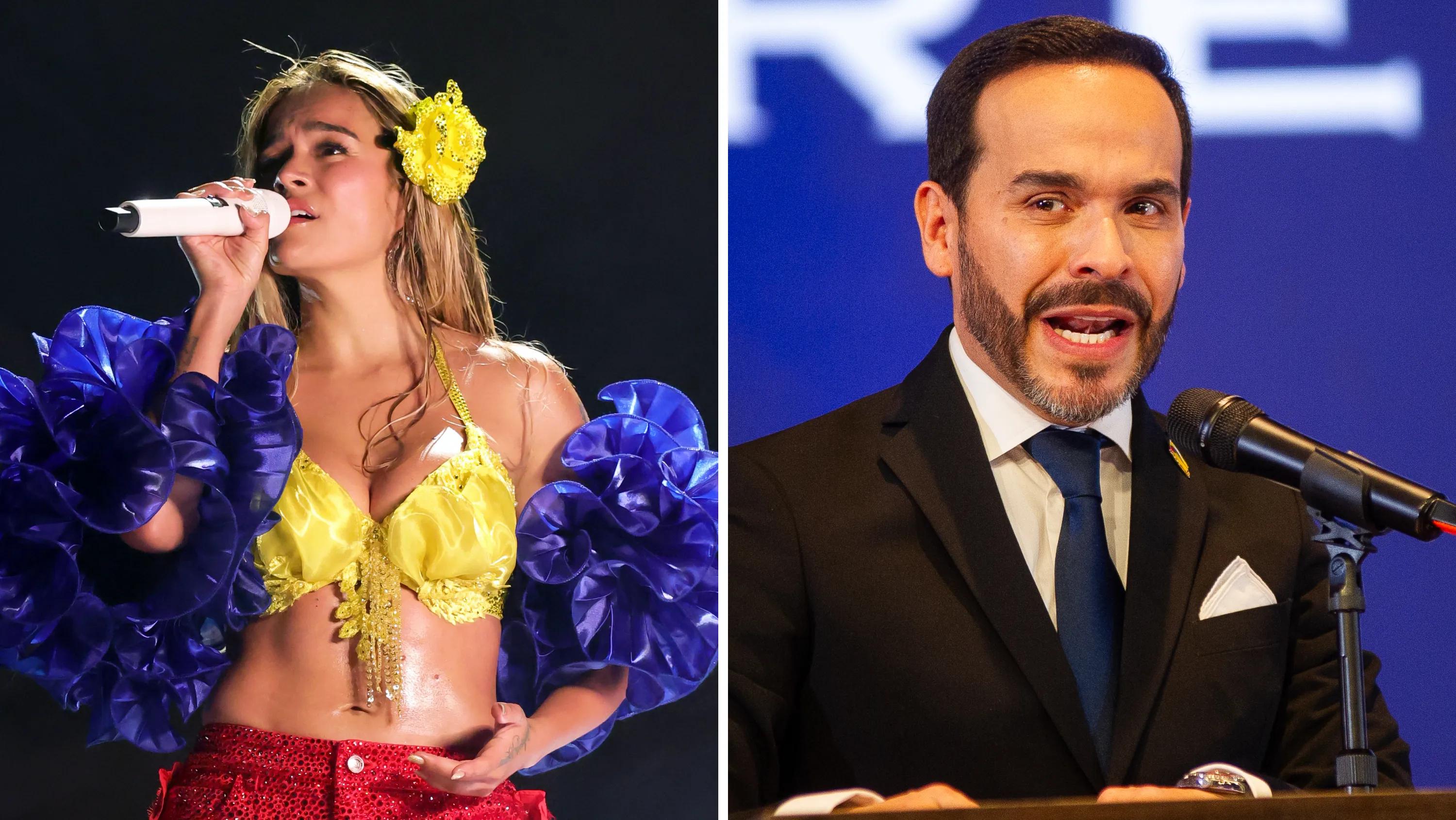 Karol G insta a De la Espriella a gobernar "para todos" y dejar atrás la polarización en Colombia