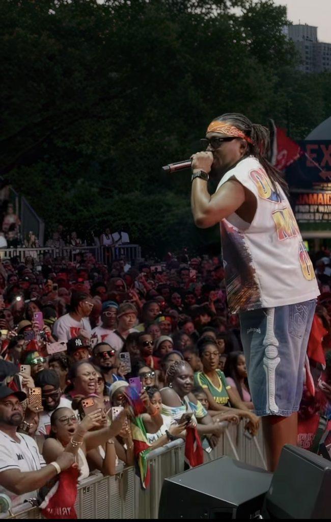 Soca star Machel Montano performing at Central Park Summer stage on August 8th 2026. 