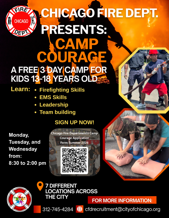 Chicago File Department presents Camp Courage