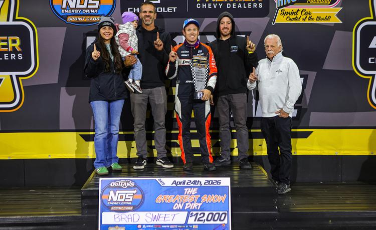 Silva Motorsports in Knoxville Raceway Victory Lane