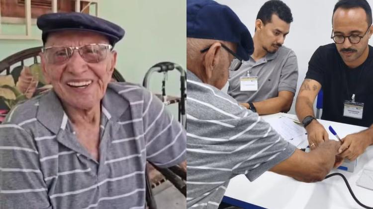 Eleição acirrada faz idoso de 97 anos votar após 25 anos sem ir às urnas no Piauí