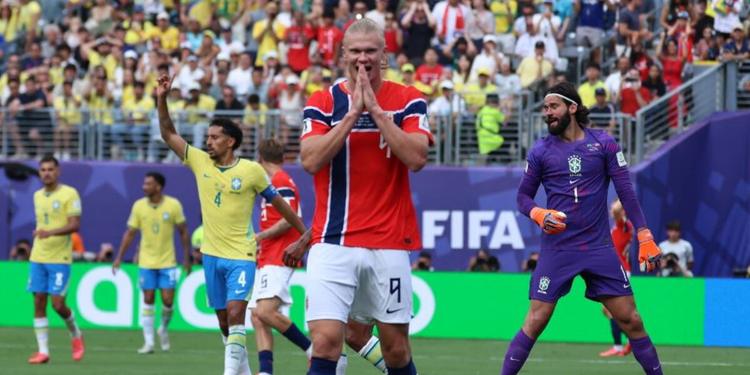 Uno straordinario Haaland affonda il Brasile di Ancelotti. E' apoteosi Norvegia