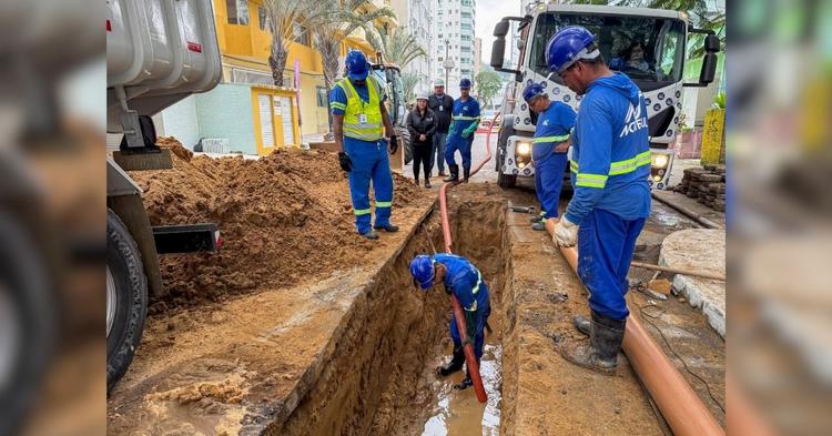 Balneário Camboriú começa obra que pode ajudar a despoluir o Canal do Marambaia