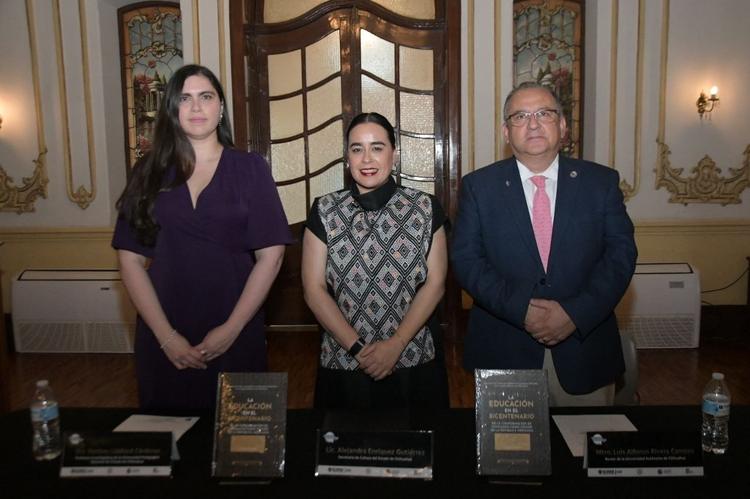 Presentan UACH y Secretaría de Cultura libro colectivo sobre el desarrollo educativo de Chihuahua