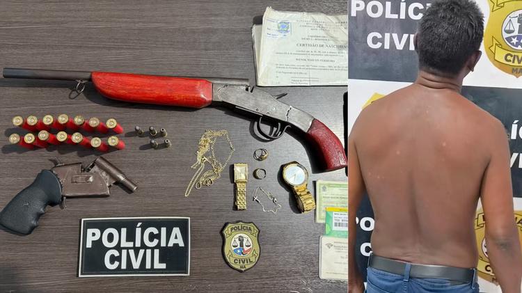 Operação prende duas pessoas e apreende armas e munições no Vale do Pindaré