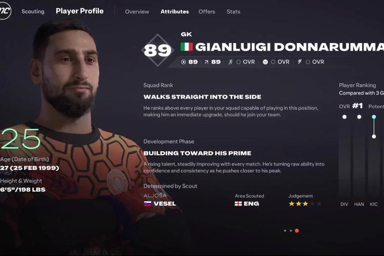 Donnarumma Carrière