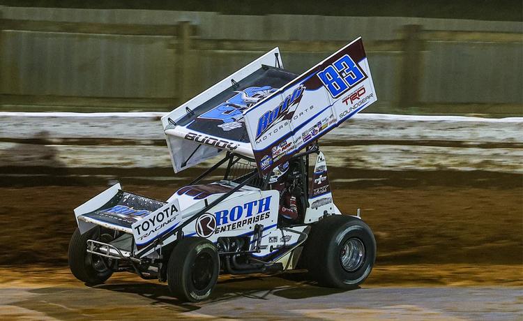 Buddy Kofoid driving the Roth Motorsports No. 83 at Williams Grove Speedway
