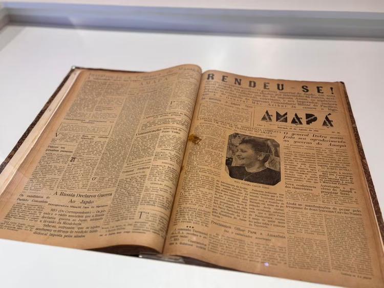 Parque Residência recebe exposição com acervo digitalizado de jornais históricos do Amapá