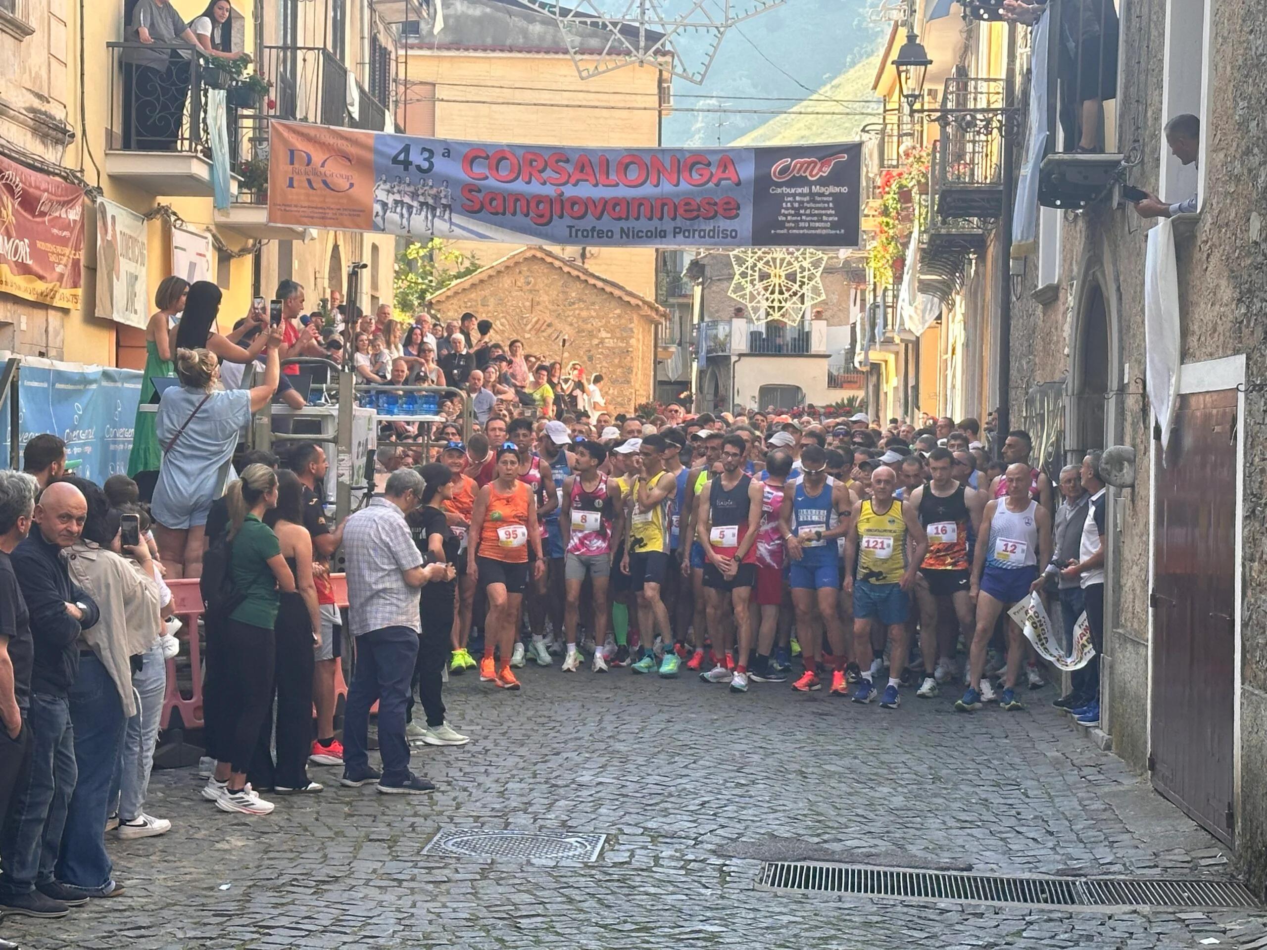 Corsalonga Sangiovannese 2026: trionfano Khadiri e Filannino, quasi 200 atleti nel cuore del Cilento