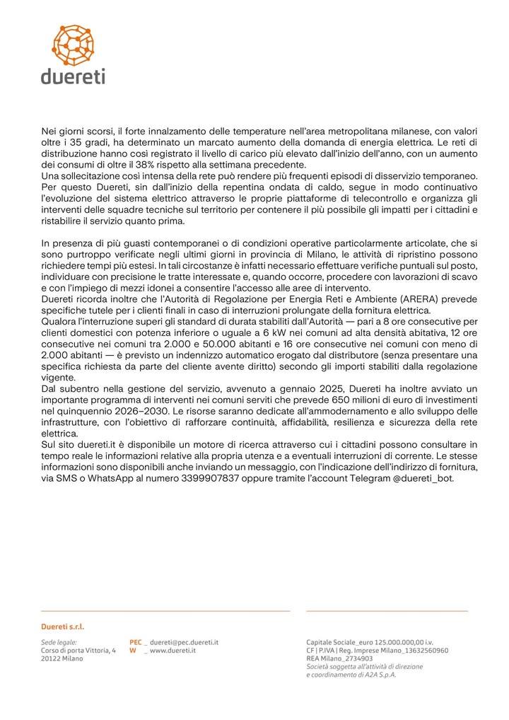 ⚠️ COMUNICAZIONE DUERETI ⚠️ #Comune #RobeccoSulNaviglio #Duereti ---------... Scarica l’App del tuo Comune, clicca sul l...